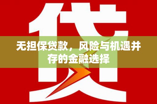 安定无担保贷款，风险与机遇并存的金融选择