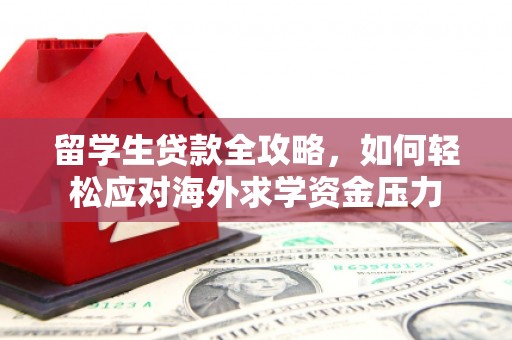 安定留学生贷款全攻略，如何轻松应对海外求学资金压力