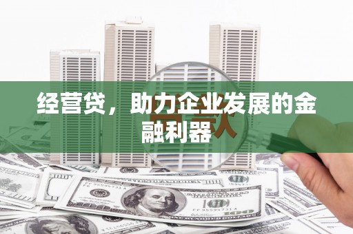 安定经营贷，助力企业发展的金融利器