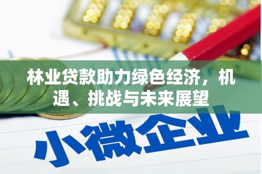安定林业贷款助力绿色经济，机遇、挑战与未来展望