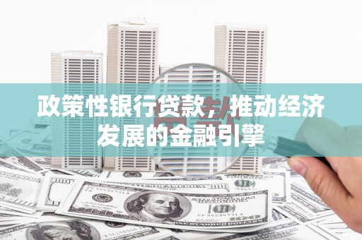 安定政策性银行贷款，推动经济发展的金融引擎