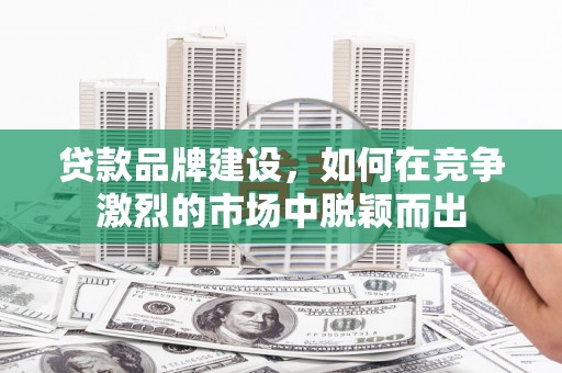 安定贷款品牌建设，如何在竞争激烈的市场中脱颖而出