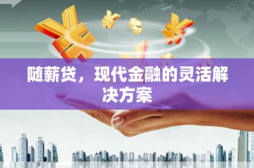 安定随薪贷，现代金融的灵活解决方案