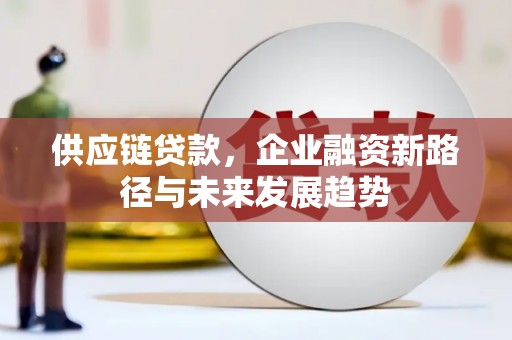 安定供应链贷款，企业融资新路径与未来发展趋势
