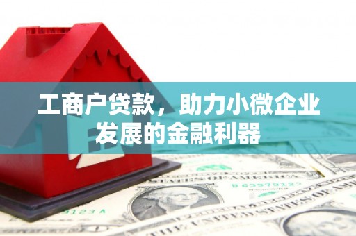 安定工商户贷款，助力小微企业发展的金融利器