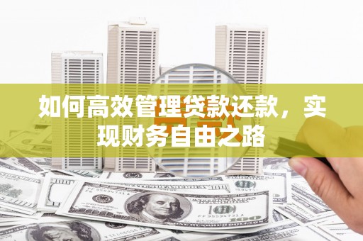 安定如何高效管理贷款还款，实现财务自由之路
