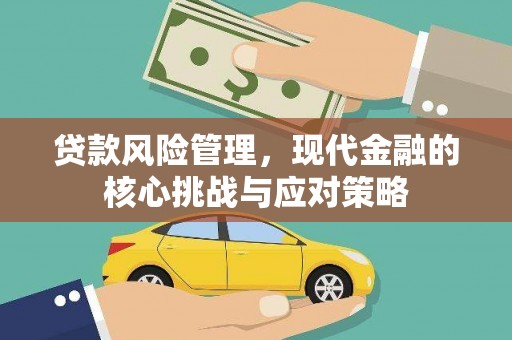 安定贷款风险管理，现代金融的核心挑战与应对策略