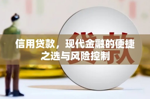 安定信用贷款，现代金融的便捷之选与风险控制