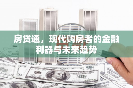 安定房贷通，现代购房者的金融利器与未来趋势