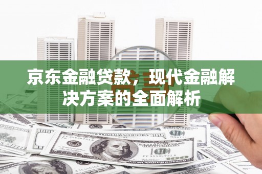 安定京东金融贷款，现代金融解决方案的全面解析