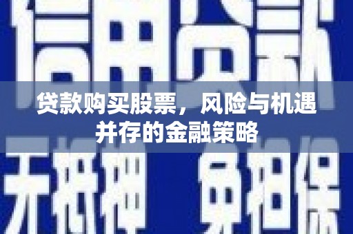 安定贷款购买股票，风险与机遇并存的金融策略
