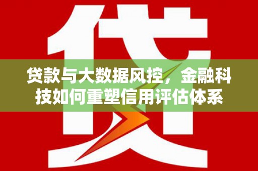 安定贷款与大数据风控，金融科技如何重塑信用评估体系