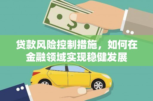 安定贷款风险控制措施，如何在金融领域实现稳健发展