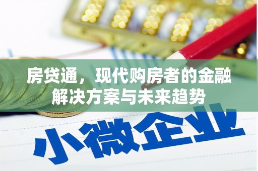 安定房贷通，现代购房者的金融解决方案与未来趋势