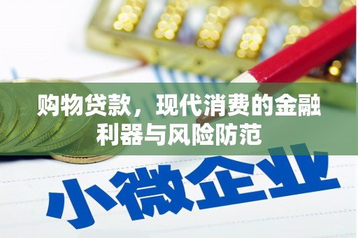 安定购物贷款，现代消费的金融利器与风险防范