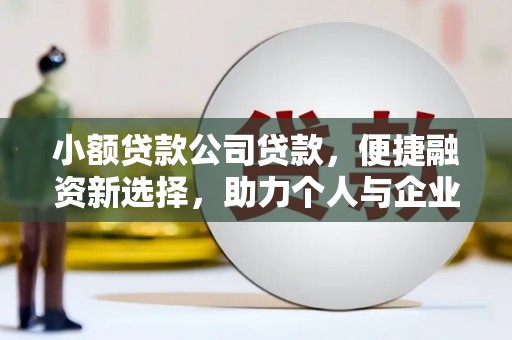 安定小额贷款公司贷款，便捷融资新选择，助力个人与企业成长