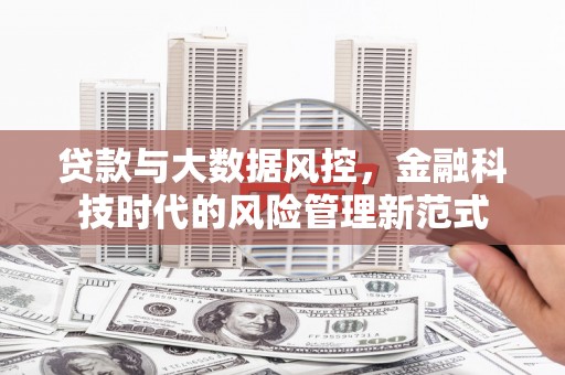安定贷款与大数据风控，金融科技时代的风险管理新范式