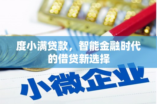 安定度小满贷款，智能金融时代的借贷新选择