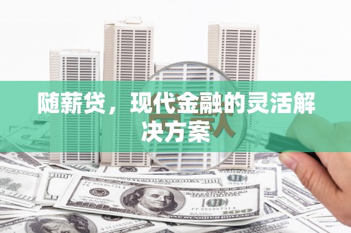 安定随薪贷，现代金融的灵活解决方案