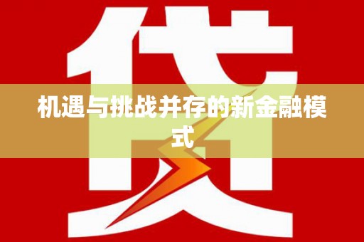 安定机遇与挑战并存的新金融模式