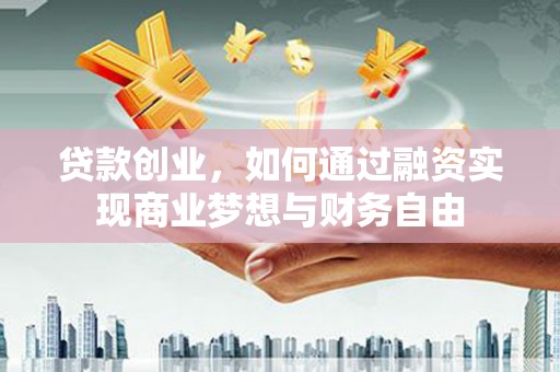 安定贷款创业，如何通过融资实现商业梦想与财务自由