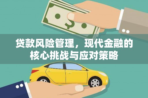 安定贷款风险管理，现代金融的核心挑战与应对策略