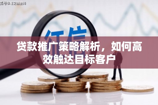 安定贷款推广策略解析，如何高效触达目标客户