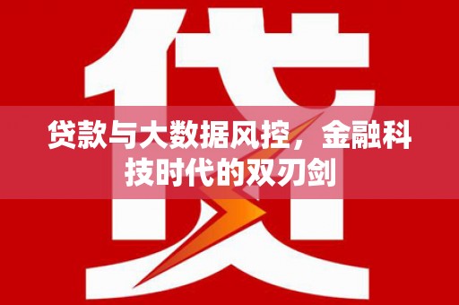安定贷款与大数据风控，金融科技时代的双刃剑