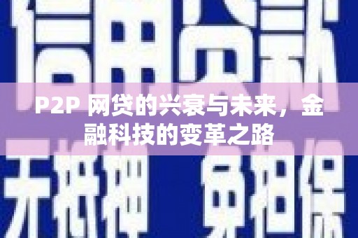 安定P2P 网贷的兴衰与未来，金融科技的变革之路
