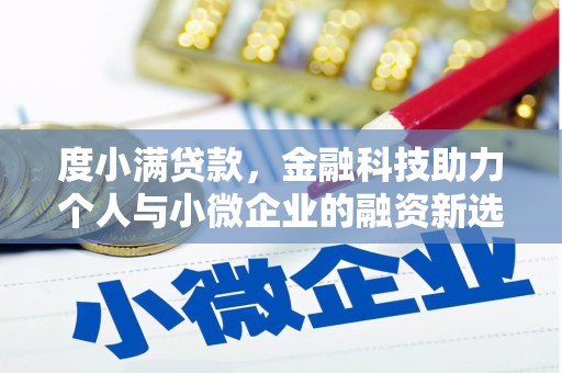 安定度小满贷款，金融科技助力个人与小微企业的融资新选择