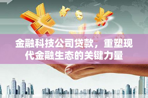 安定金融科技公司贷款，重塑现代金融生态的关键力量