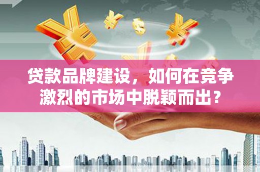 安定贷款品牌建设，如何在竞争激烈的市场中脱颖而出？