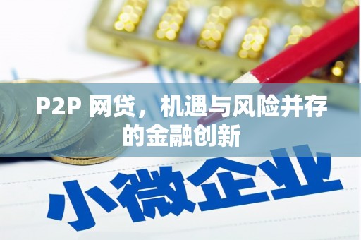 安定P2P 网贷，机遇与风险并存的金融创新