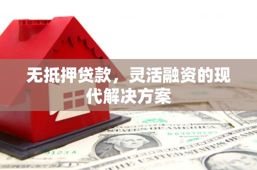 安定无抵押贷款，灵活融资的现代解决方案