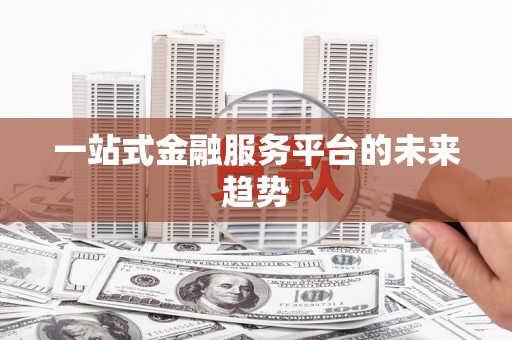 安定一站式金融服务平台的未来趋势