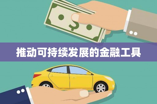 安定推动可持续发展的金融工具