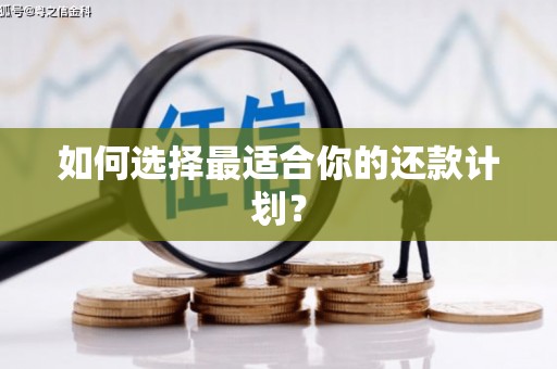 安定如何选择最适合你的还款计划？