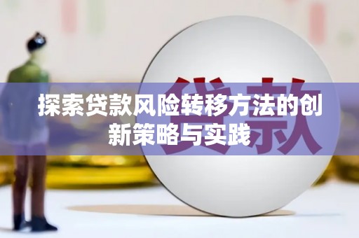 安定探索贷款风险转移方法的创新策略与实践